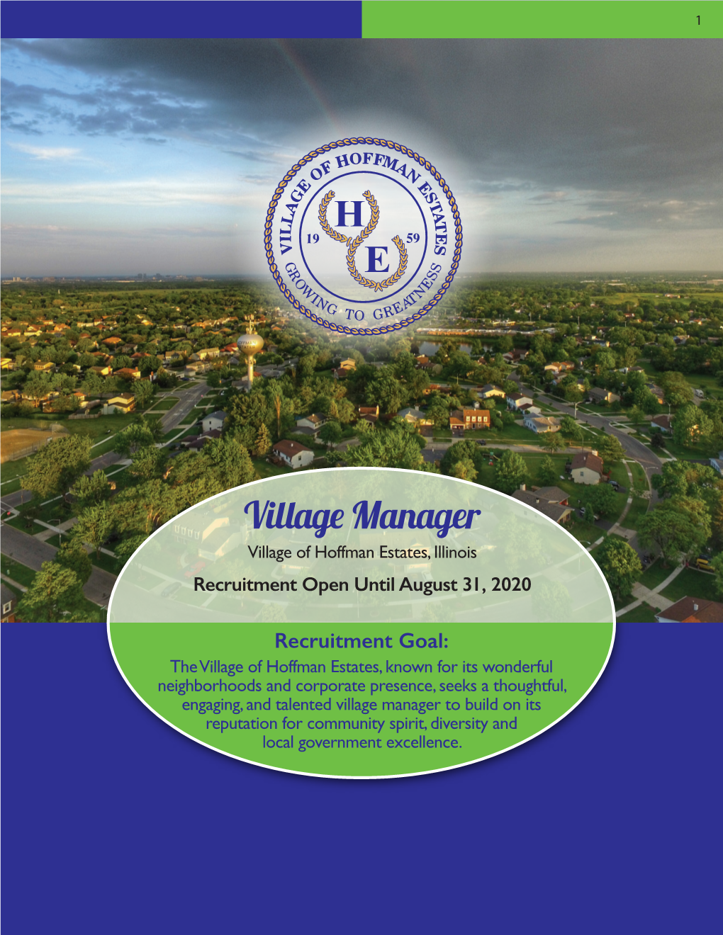 Hoffman Estates Village Manager Profile