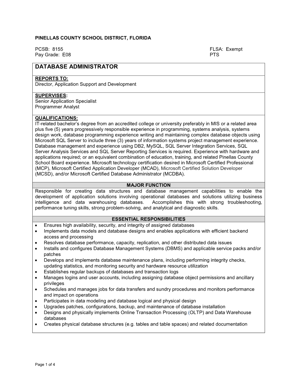 Database Administrator