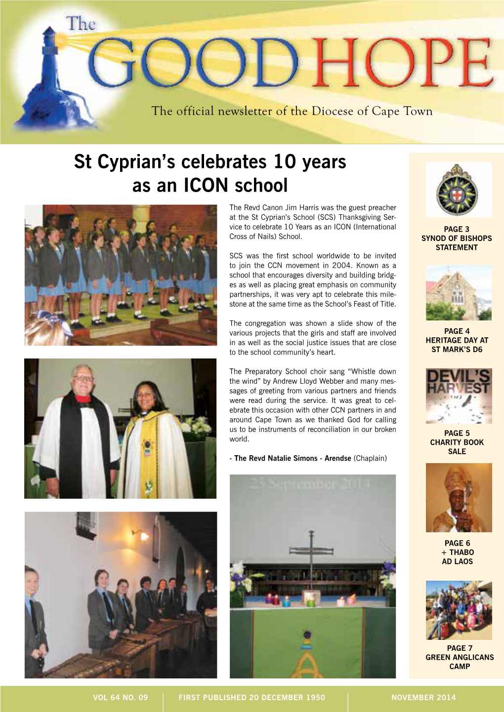 St Cyprian's Celebrates 10 Years As an ICON School