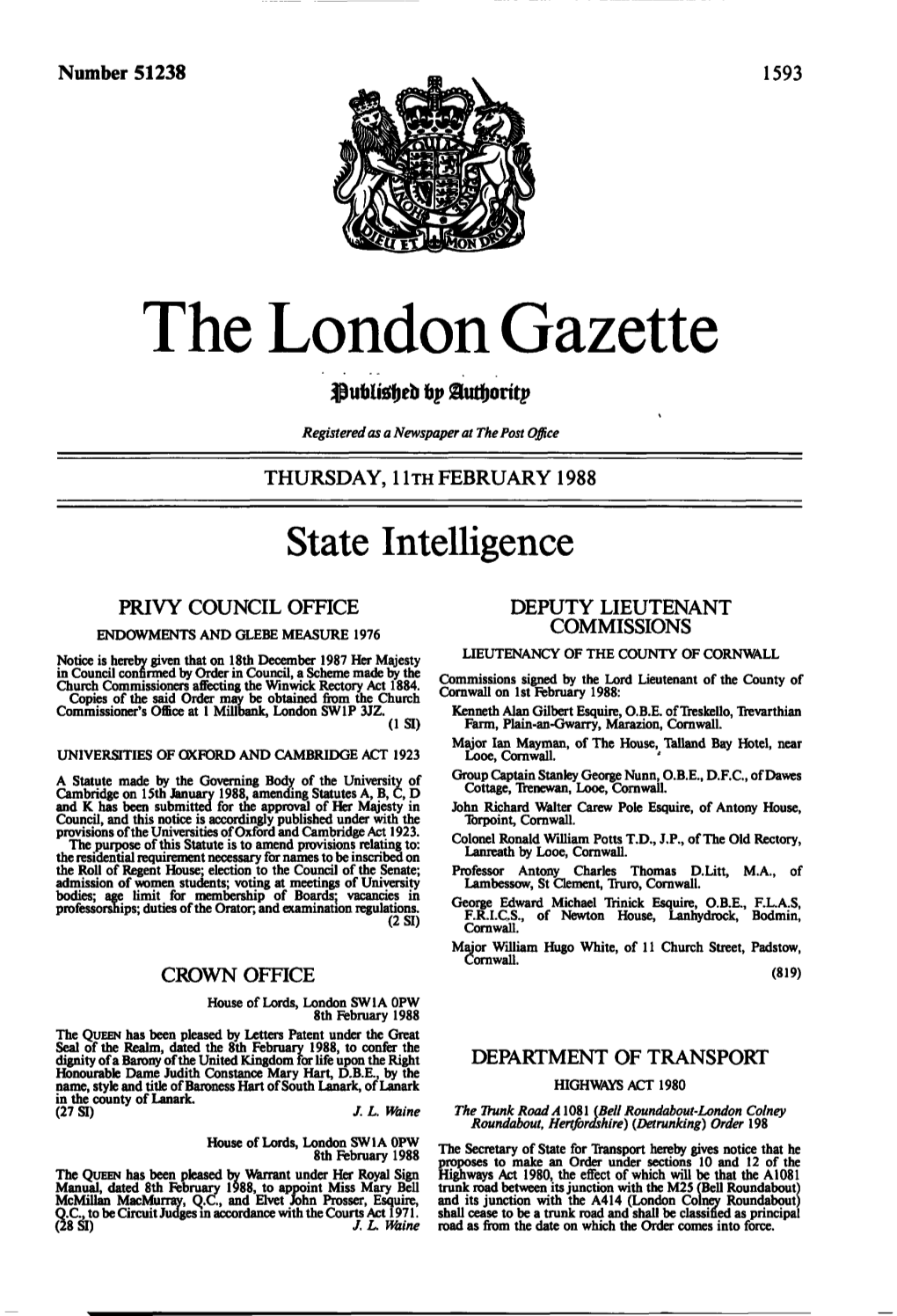 The London Gazette