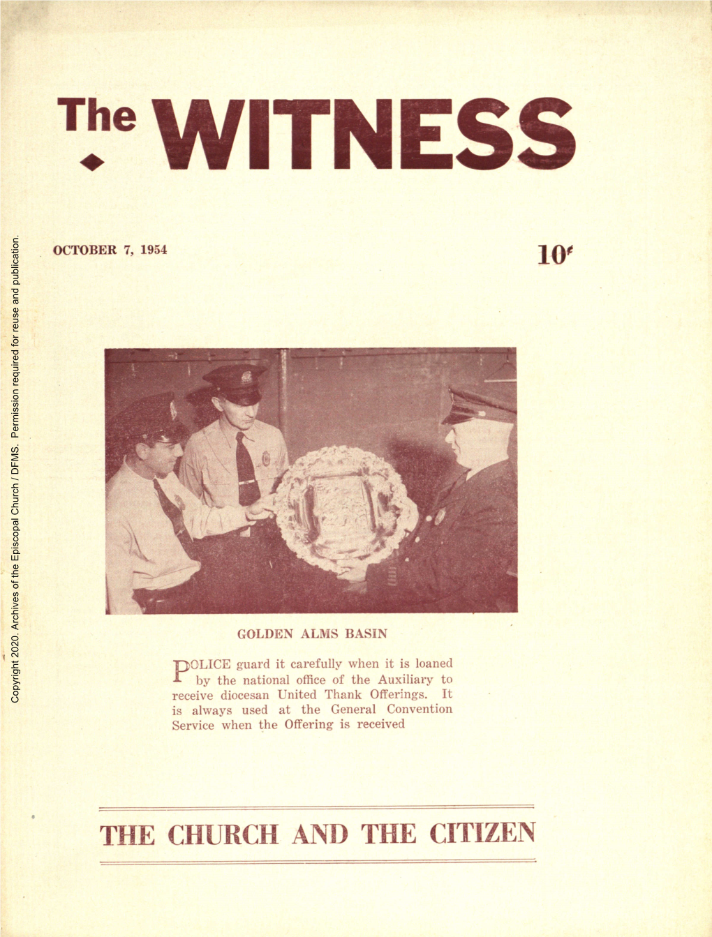 1954 the Witness, Vol. 41, No. 46. October 7, 1954