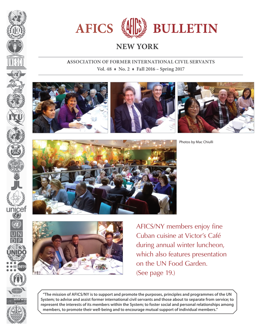 Afics BULLETIN New York