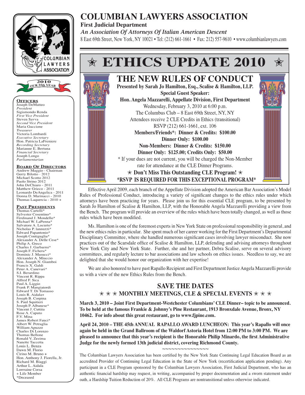 L Ethics Update 2010 L