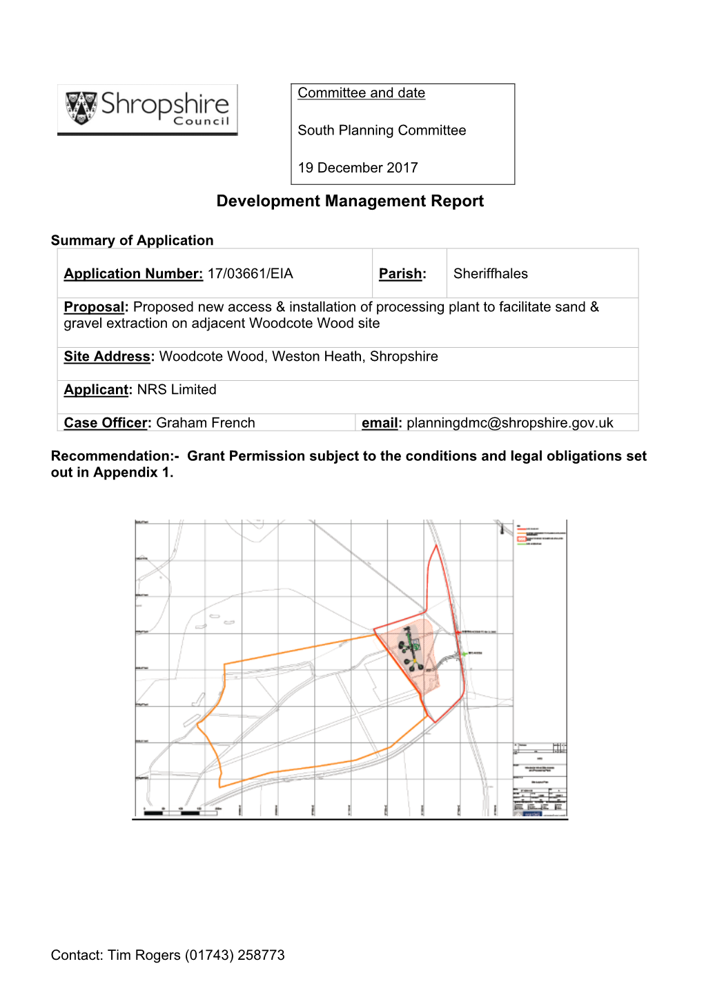 Development Management Report