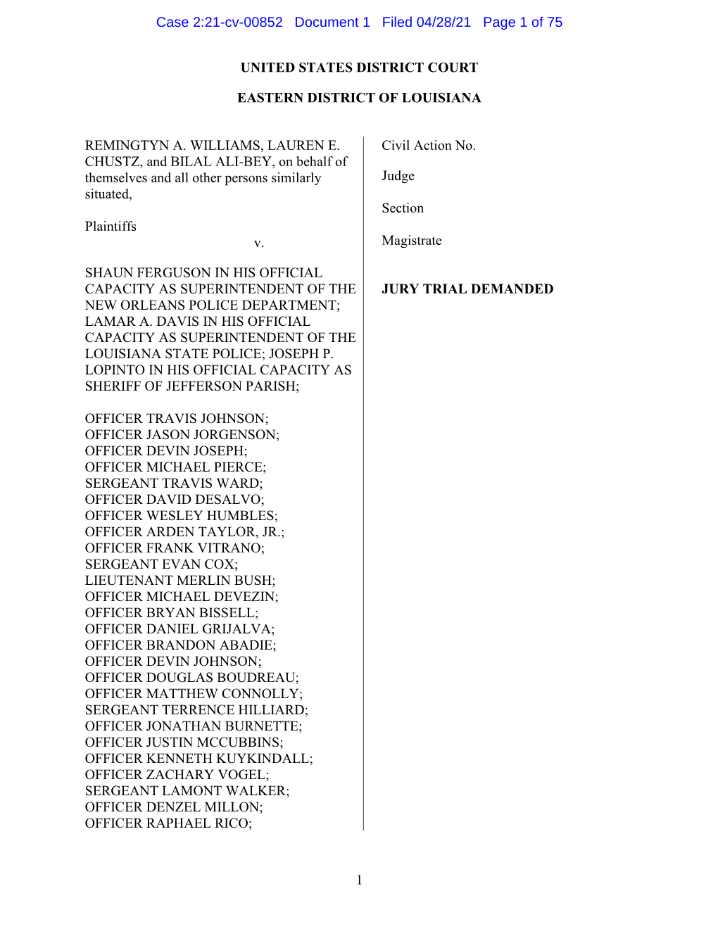 Case 2:21-Cv-00852 Document 1 Filed 04/28/21 Page 1 of 75