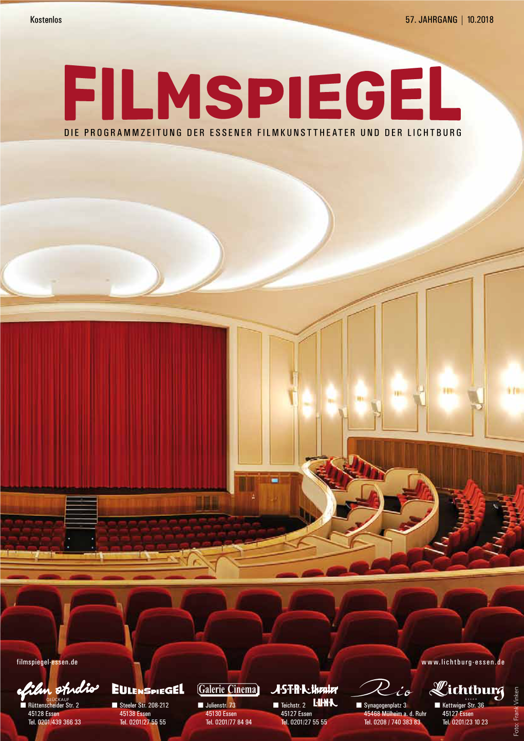 Die Programmzeitung Der Essener Filmkunsttheater Und Der Lichtburg