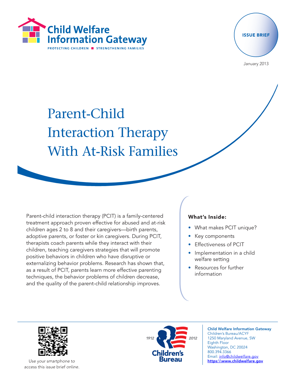 Parent-Child Interaction Therapy with At-Risk Families