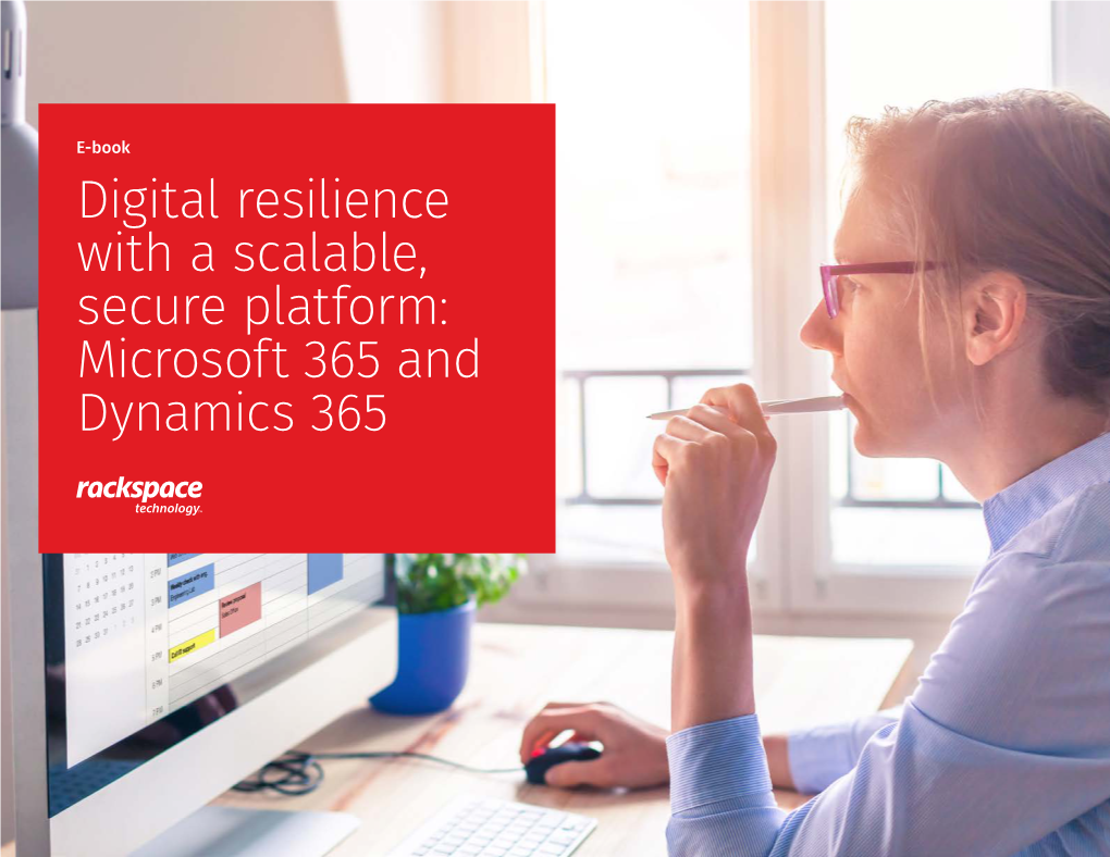 Ebook Reinvent Business Productivity with Microsoft Dynamics 365 and Microsoft 365 Learn More