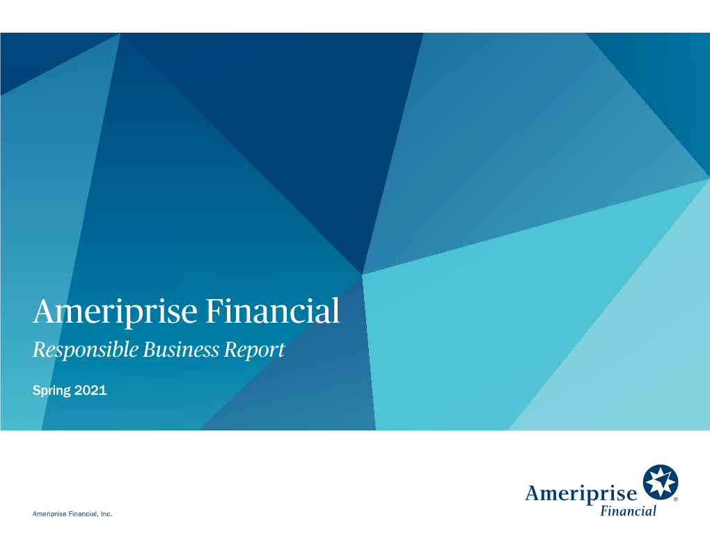2021 Responsible Business Report