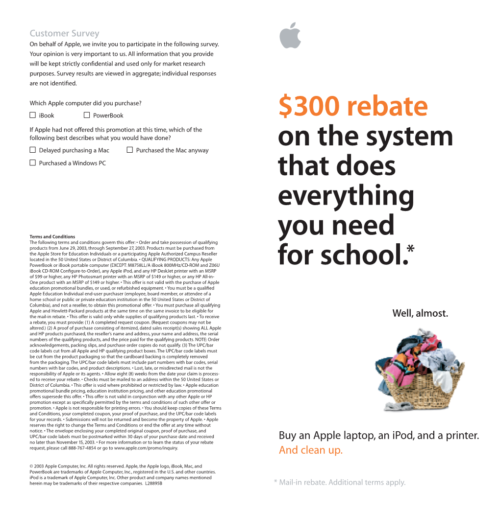 $300 Rebate on the System That Does Everything You Need for School.*