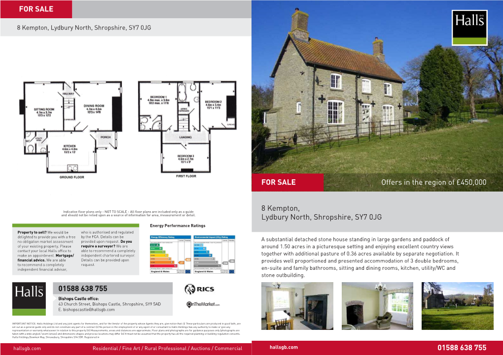 Offers in the Region of £450,000 8 Kempton, Lydbury North