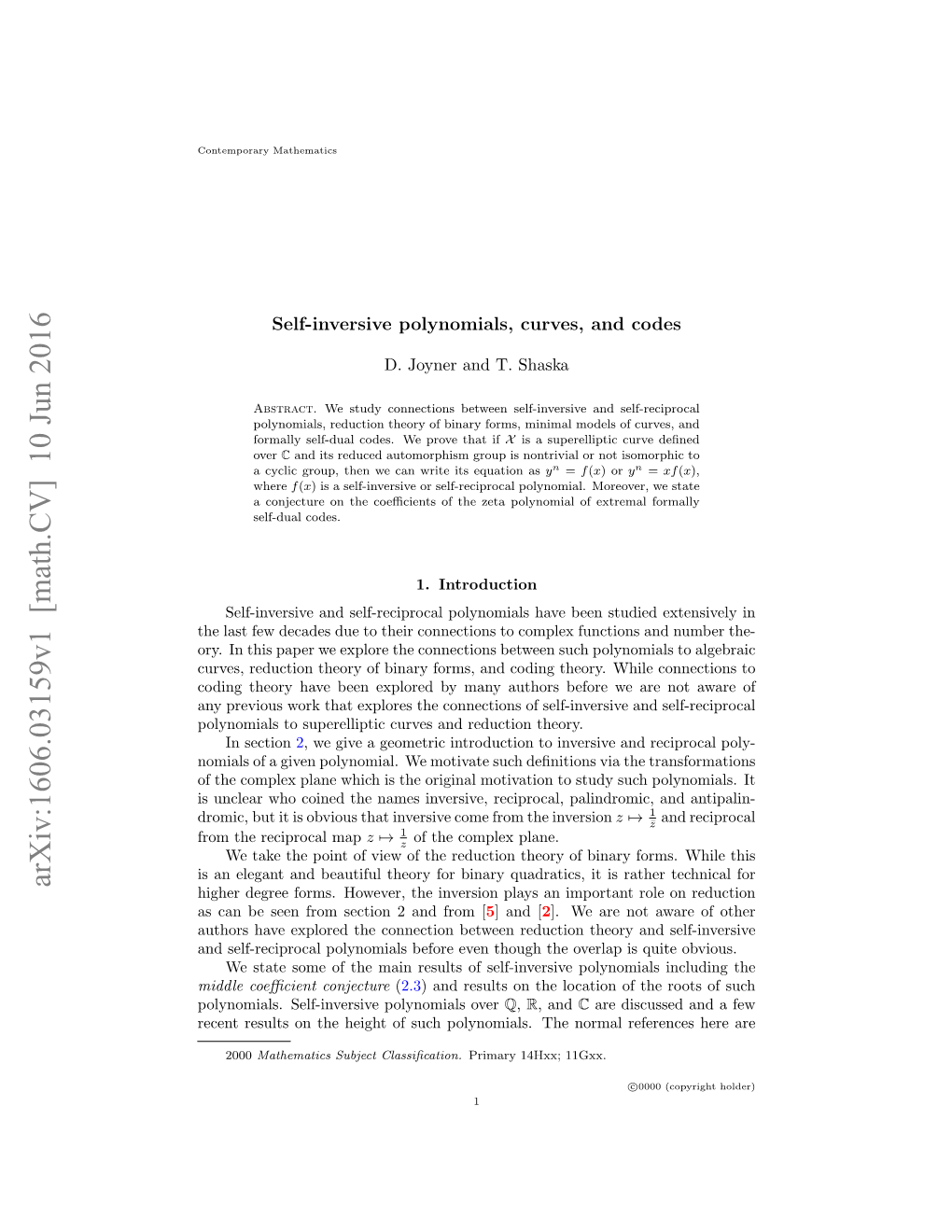 Arxiv:1606.03159V1 [Math.CV] 10 Jun 2016 Higher Degree Forms