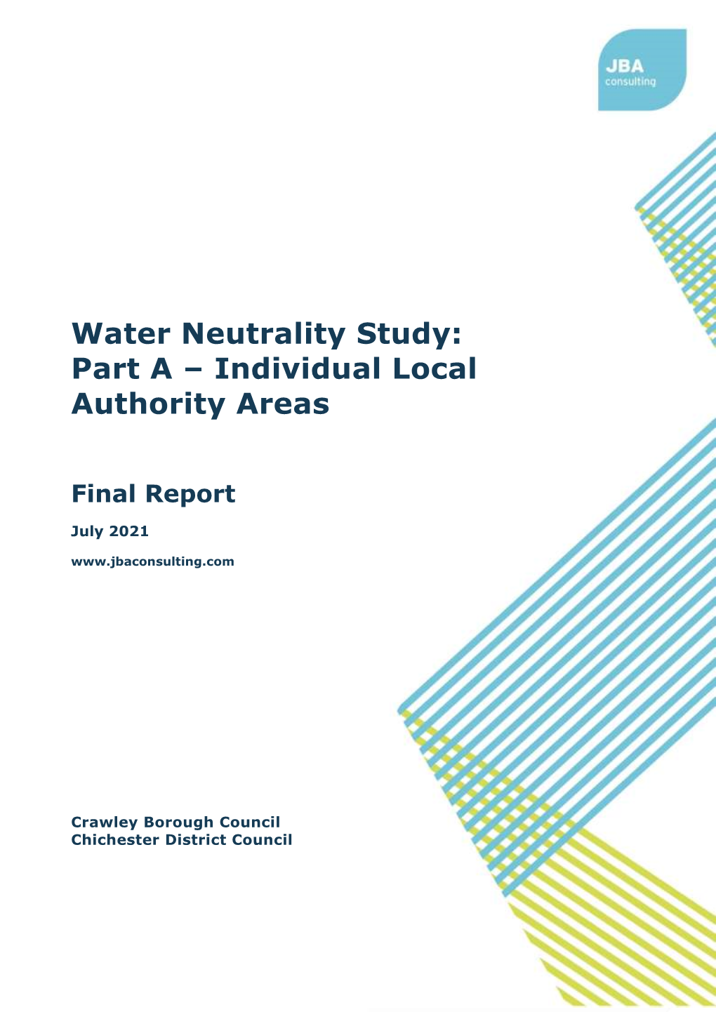 Water Neutrality Study: Part a – Individual Local Authority Areas