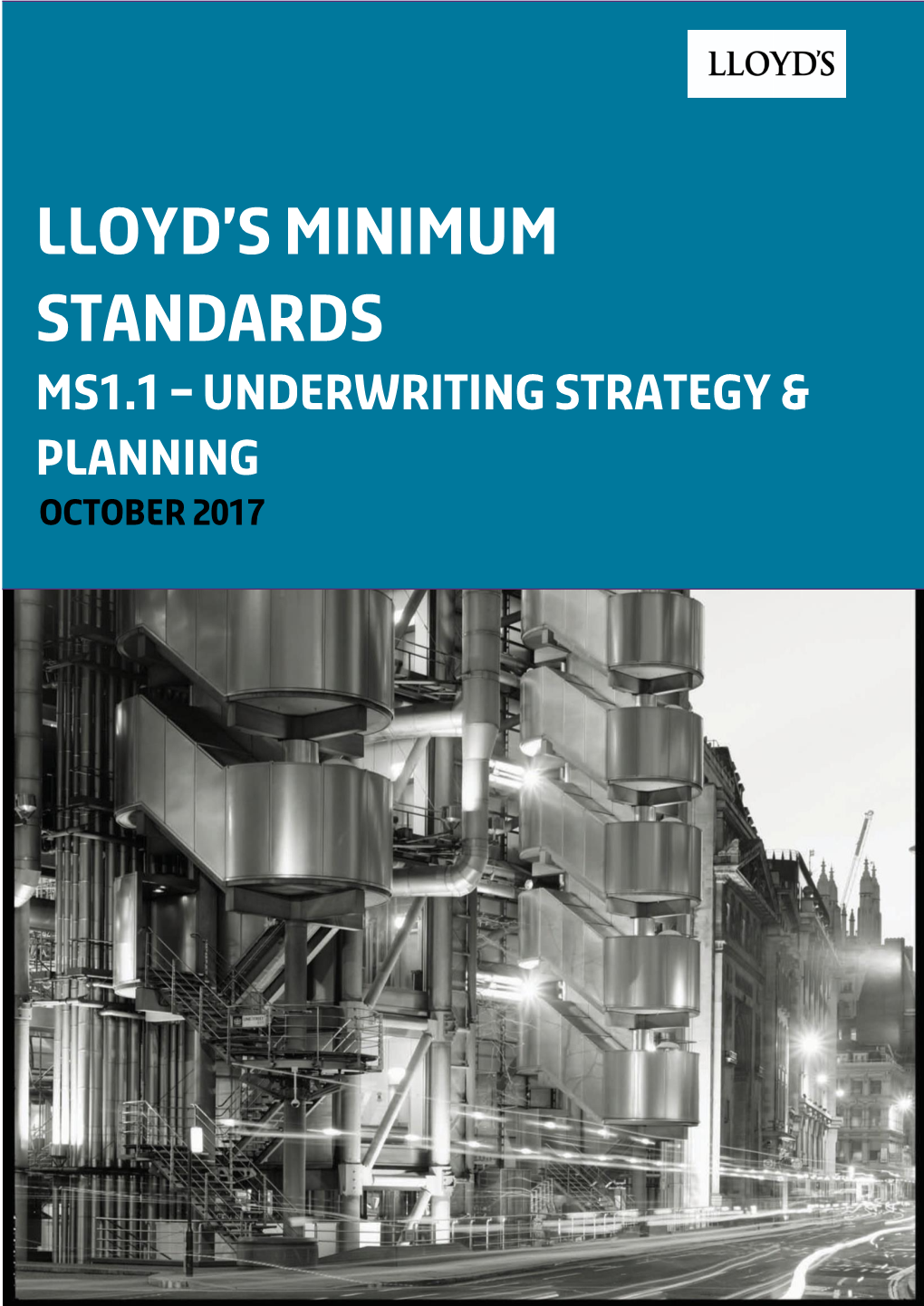 Lloyd's Minimum Standards