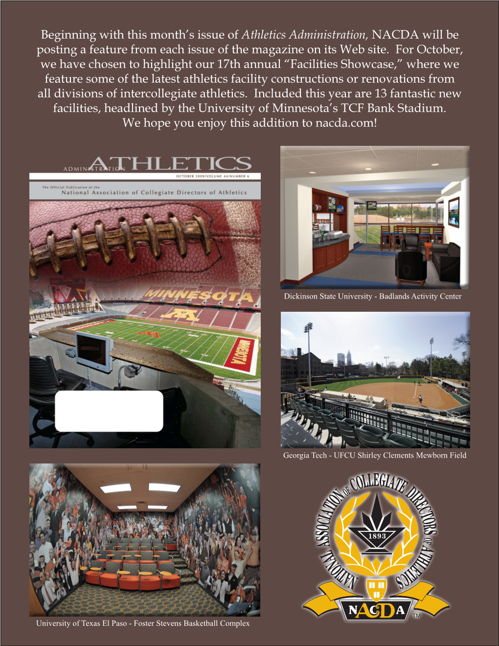 Athletics Administration 102009