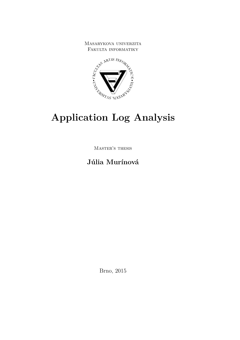 Application Log Analysis