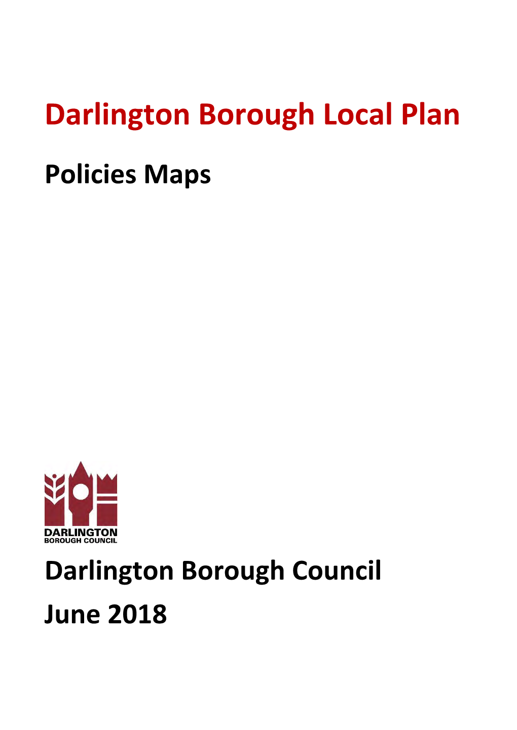 Darlington Borough Local Plan Policies Maps