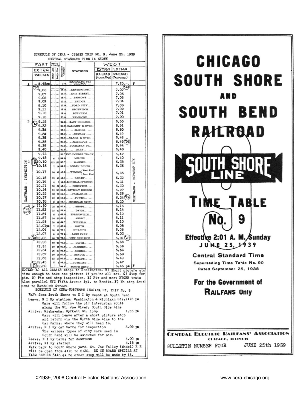 SOUTH SHORE LINE