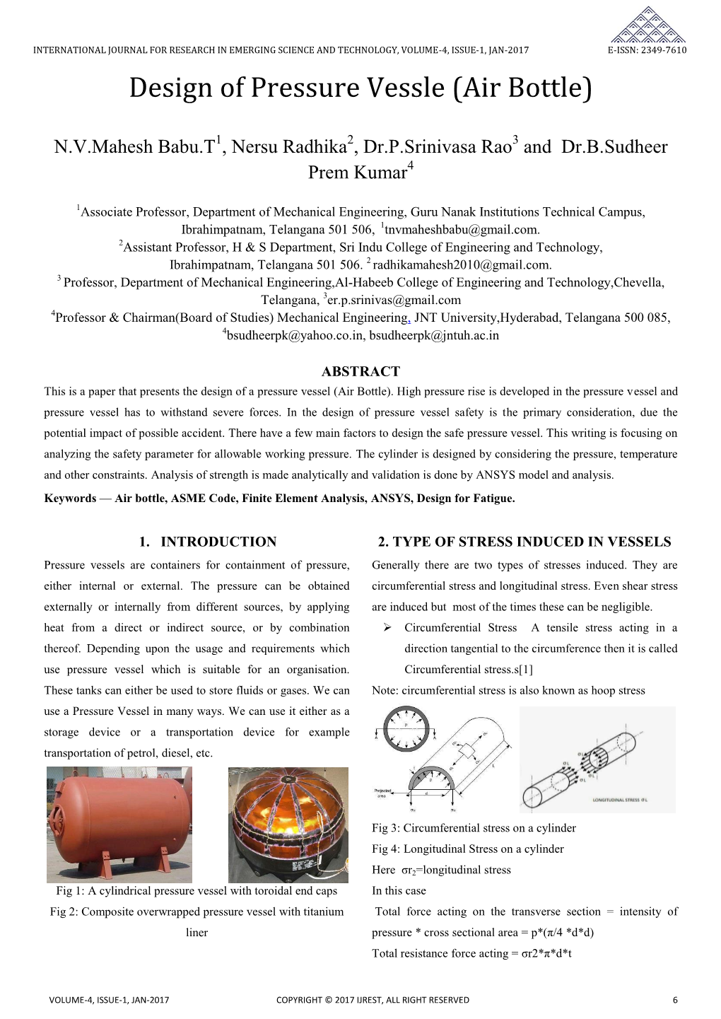 Design of Pressure Vessle (Air Bottle)