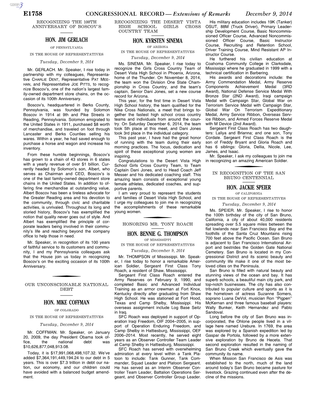 CONGRESSIONAL RECORD— Extensions Of