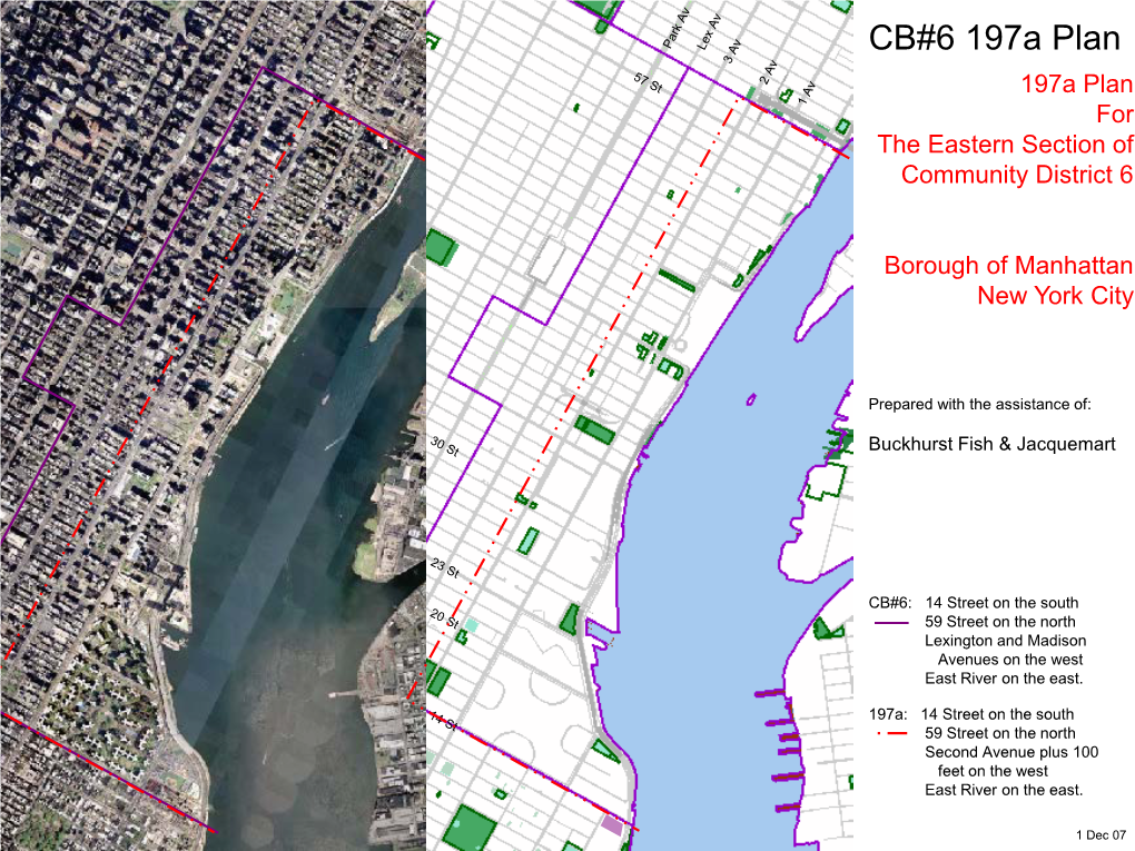 CB#6 197A Plan 197A Plan for the Eastern Section of Community District 6