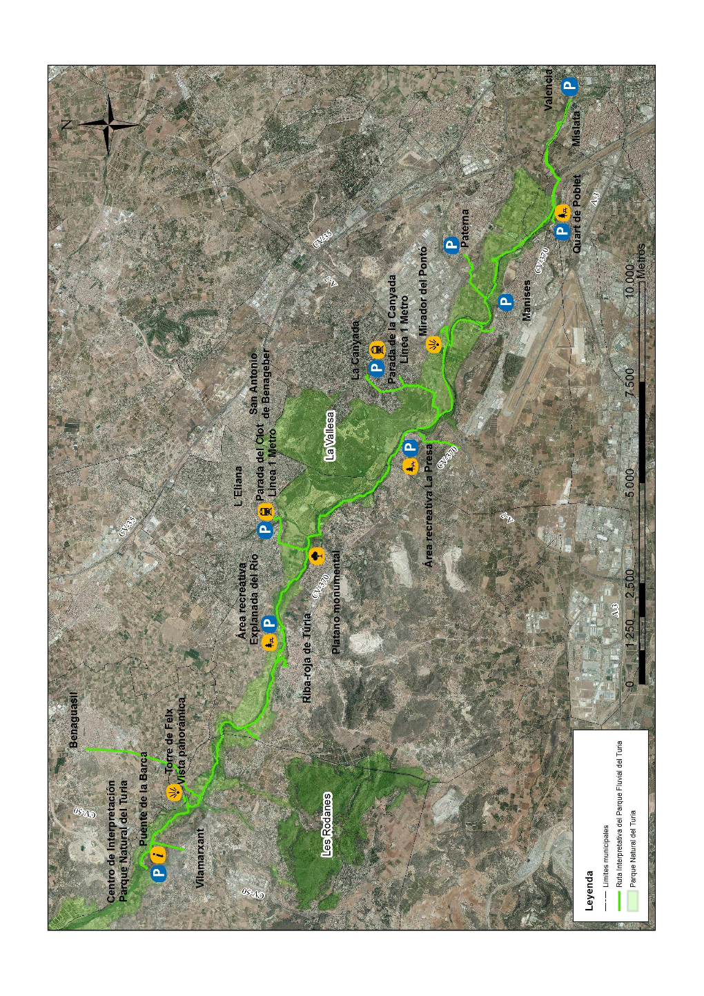 Tríptico Parque Fluvial