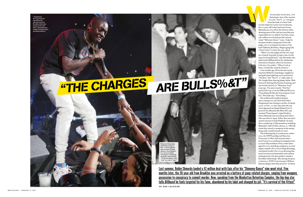 “The Chargesare Bulls%&T”