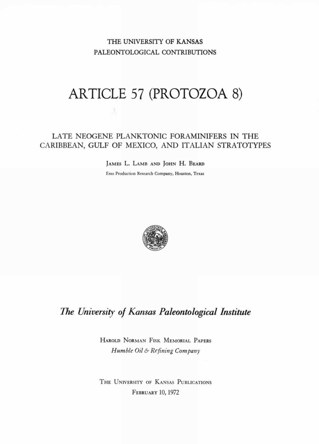 Article 57 (Protozoa 8)