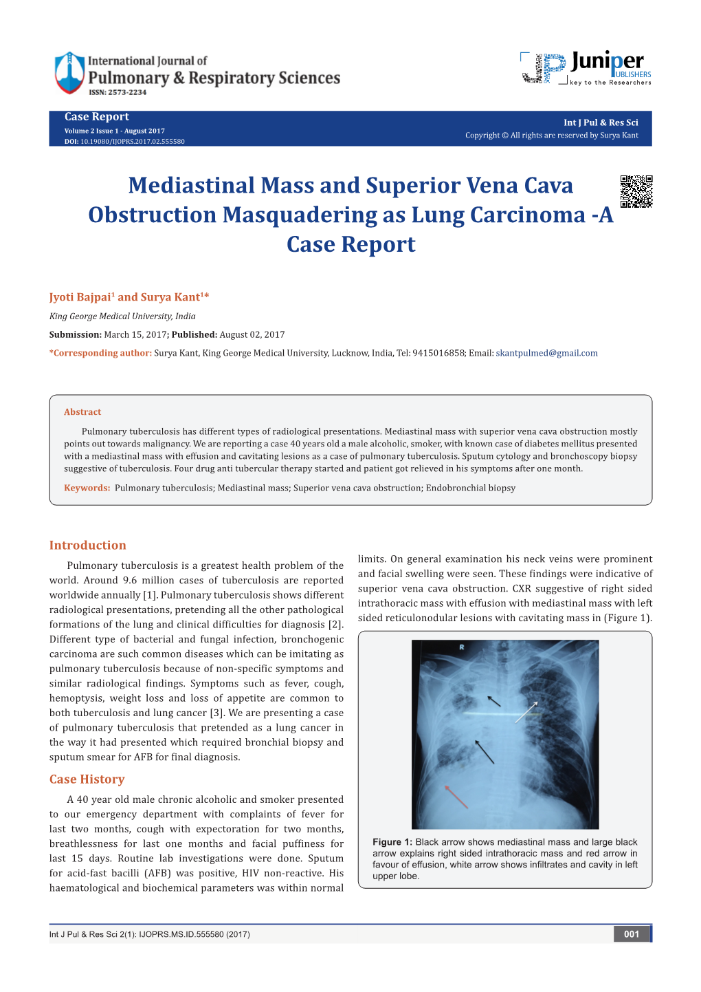 Mediastinal Mass and Superior Vena Cava Obstruction Masquadering As Lung Carcinoma -A Case Report