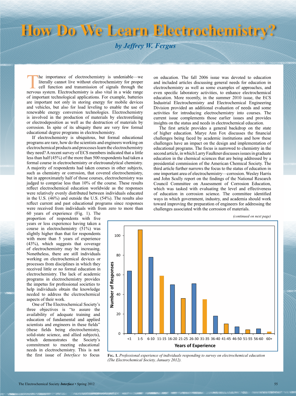 How Do We Learn Electrochemistry? by Jeffrey W