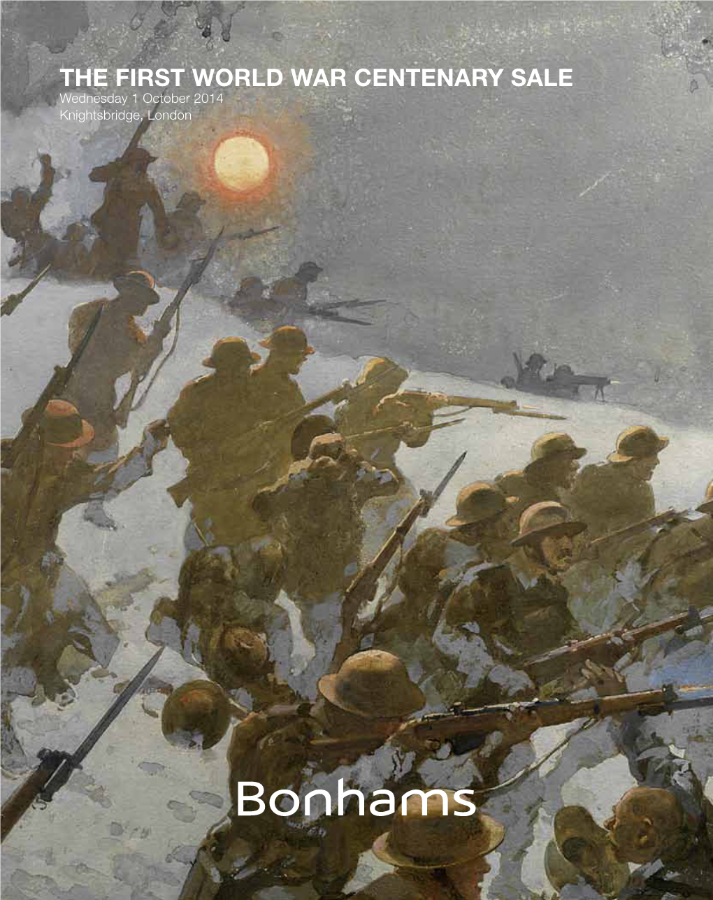 The First World War Centenary Sale | Knightsbridge, London | Wednesday 1 October 2014 21999