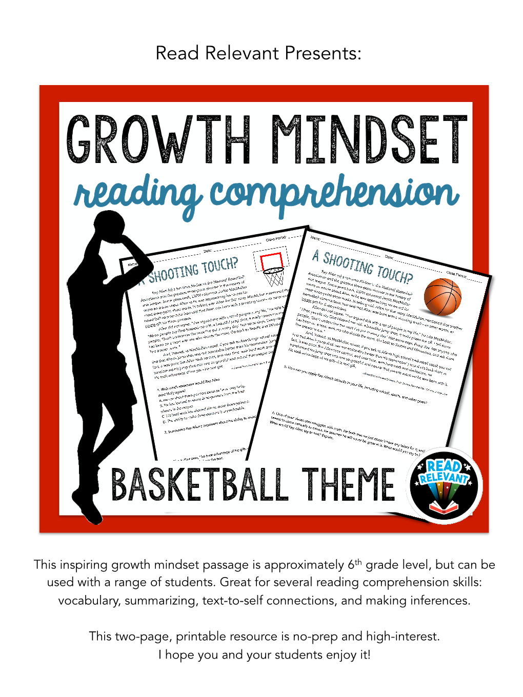 Growth Mindset Reading Comprehension