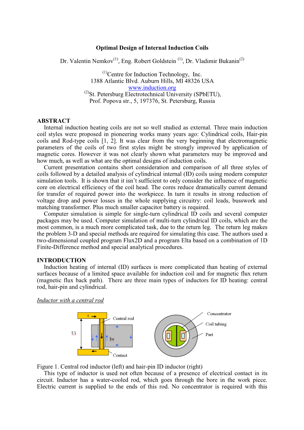 A Computer Simulation of Induction Heat Treating Systems Is Discussed