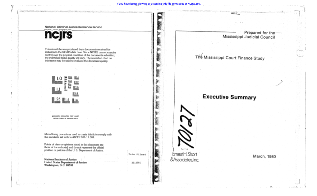 Executive Summary 111111.25 '"111.4 II