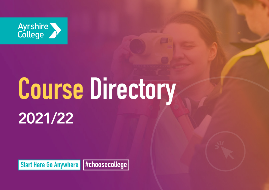 Ayrshire College Course Directory 2021/22