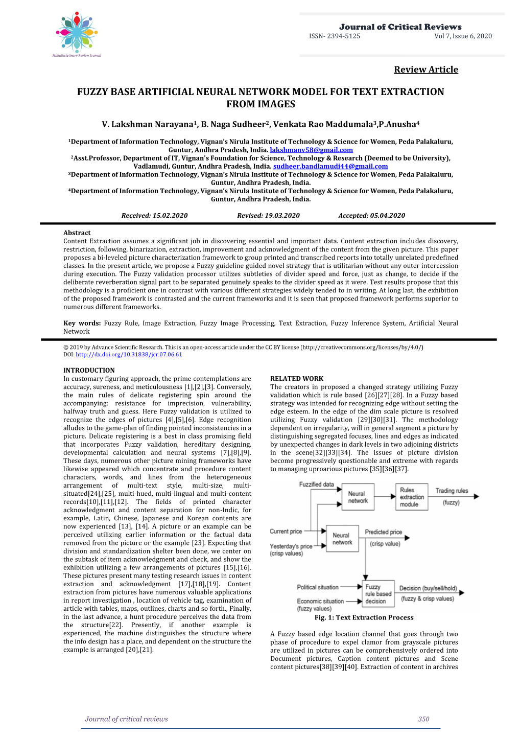 Fuzzy Base Artificial Neural Network Model for Text Extraction from Images