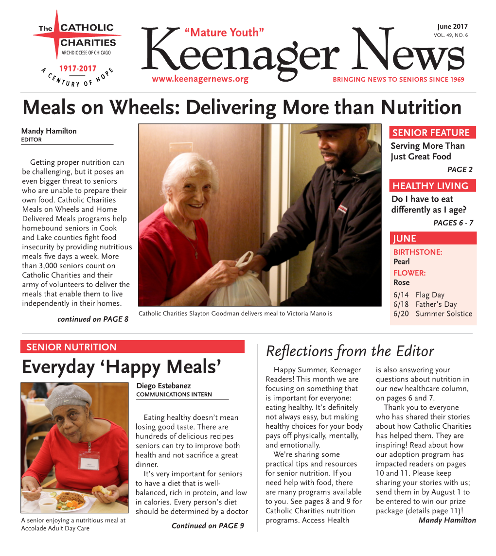 Meals on Wheels: Delivering More Than Nutrition