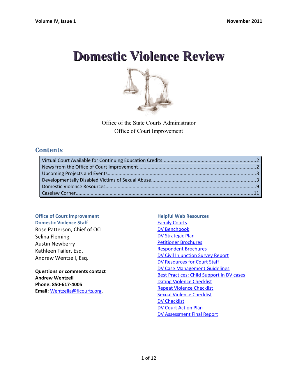 Domestic Violence Review s1