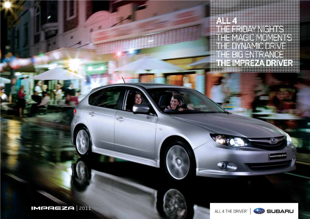 Brochure: Subaru GE/GH Impreza (February 2011)