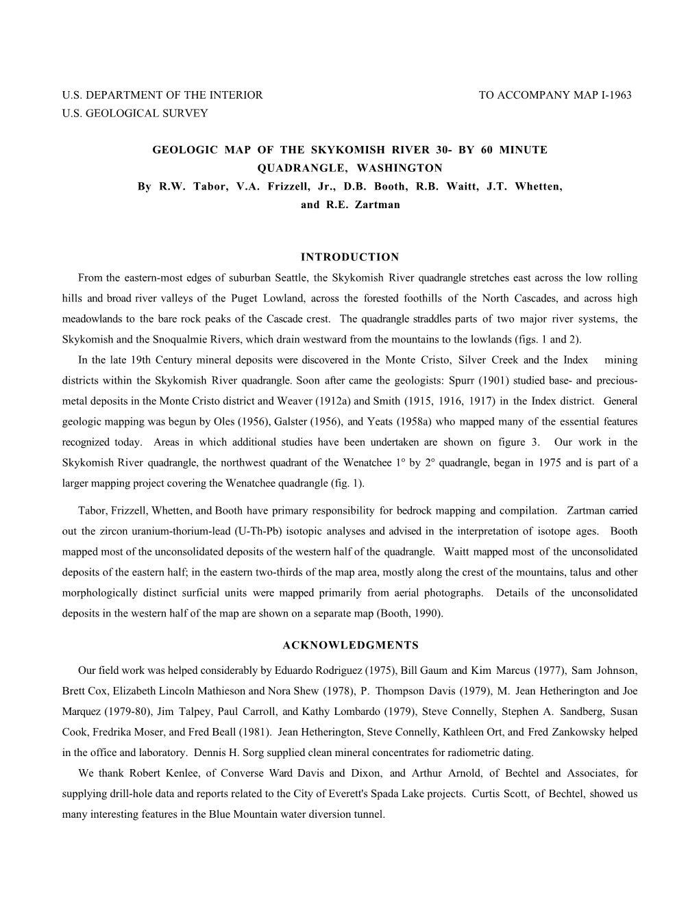 USGS Geologic Investigations Series I-1963, Pamphlet