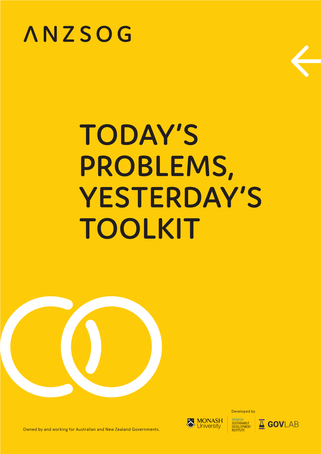 Today's Problems, Yesterday's Toolkit