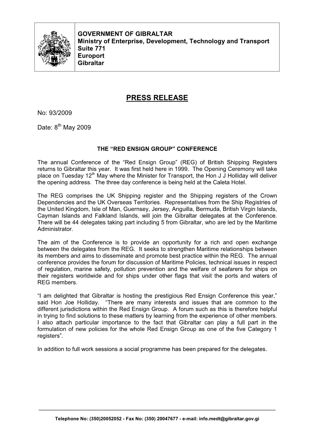 Press Release