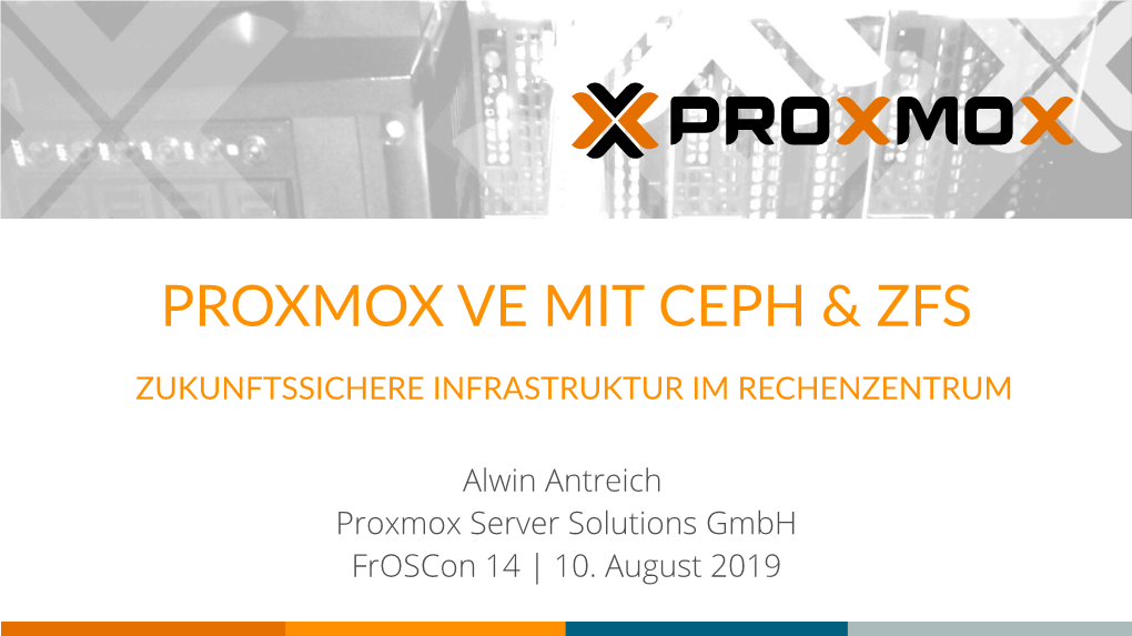 Proxmox Ve Mit Ceph &