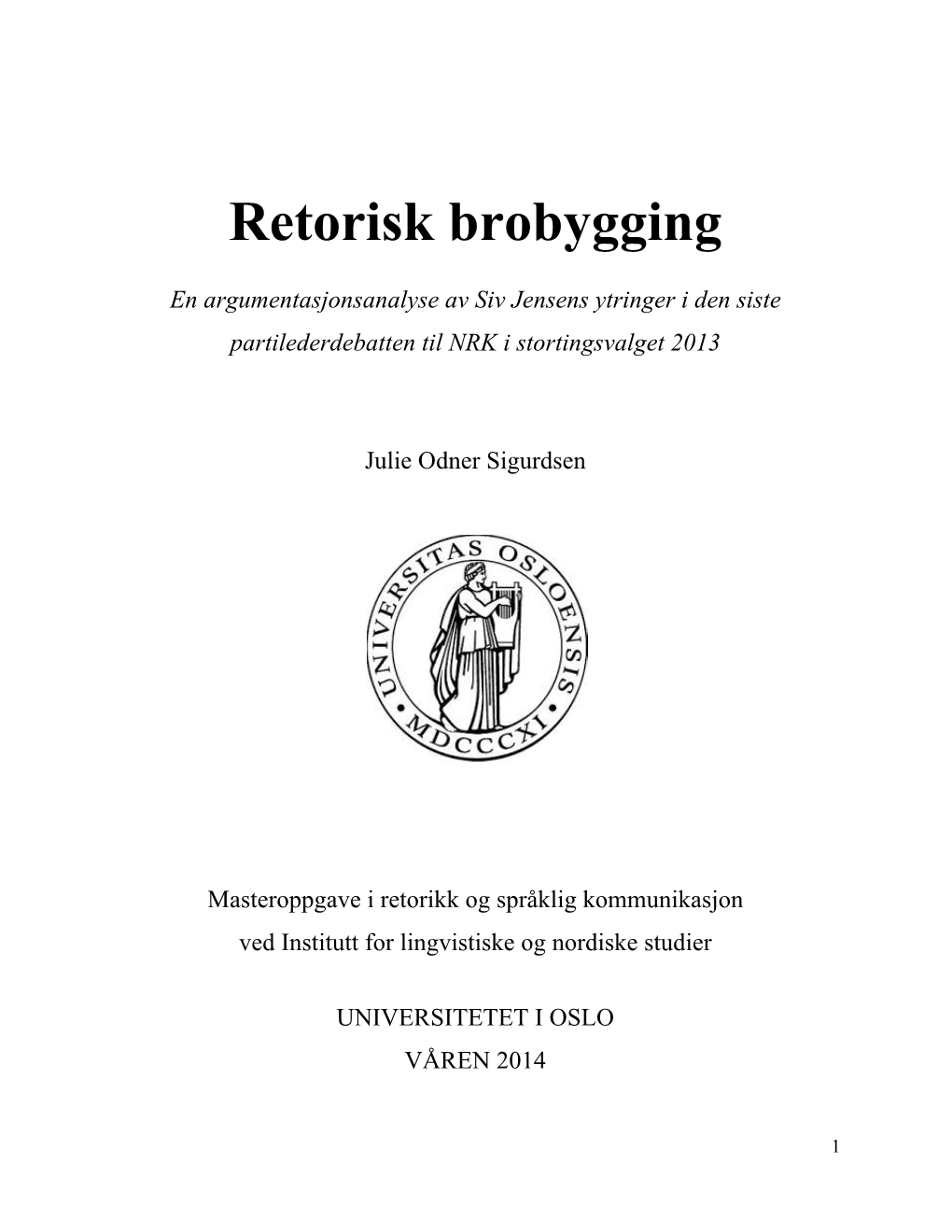 Retorisk Brobygging