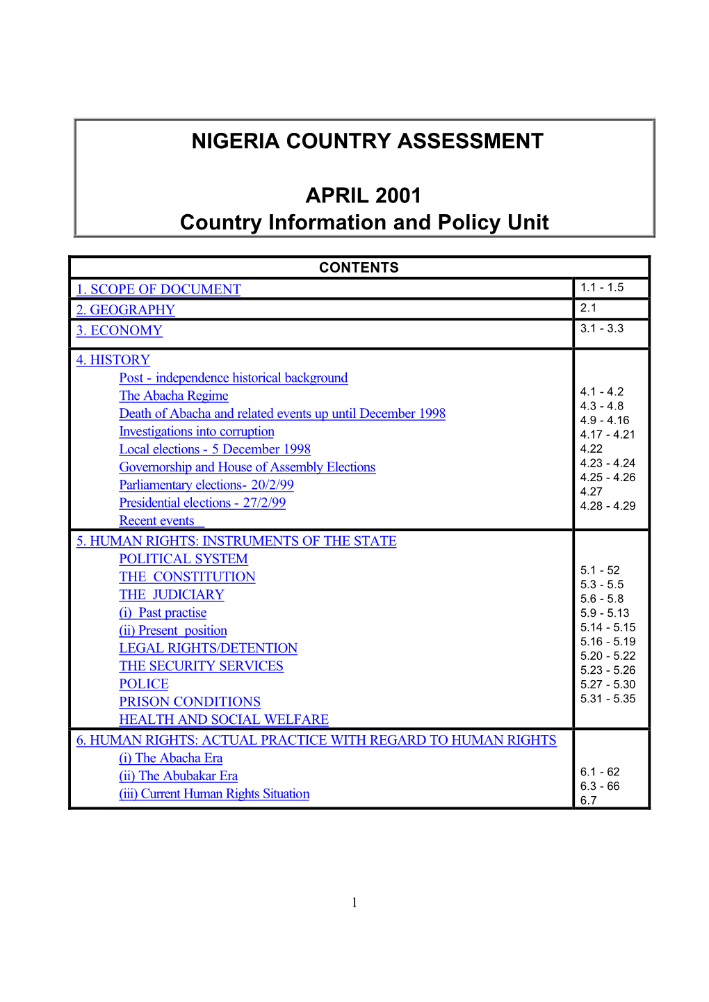 Nigeria Apr2001