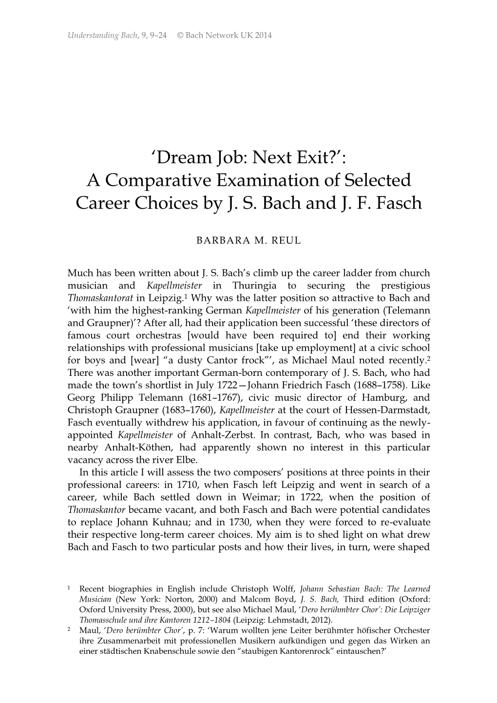 'Dream Job: Next Exit?'