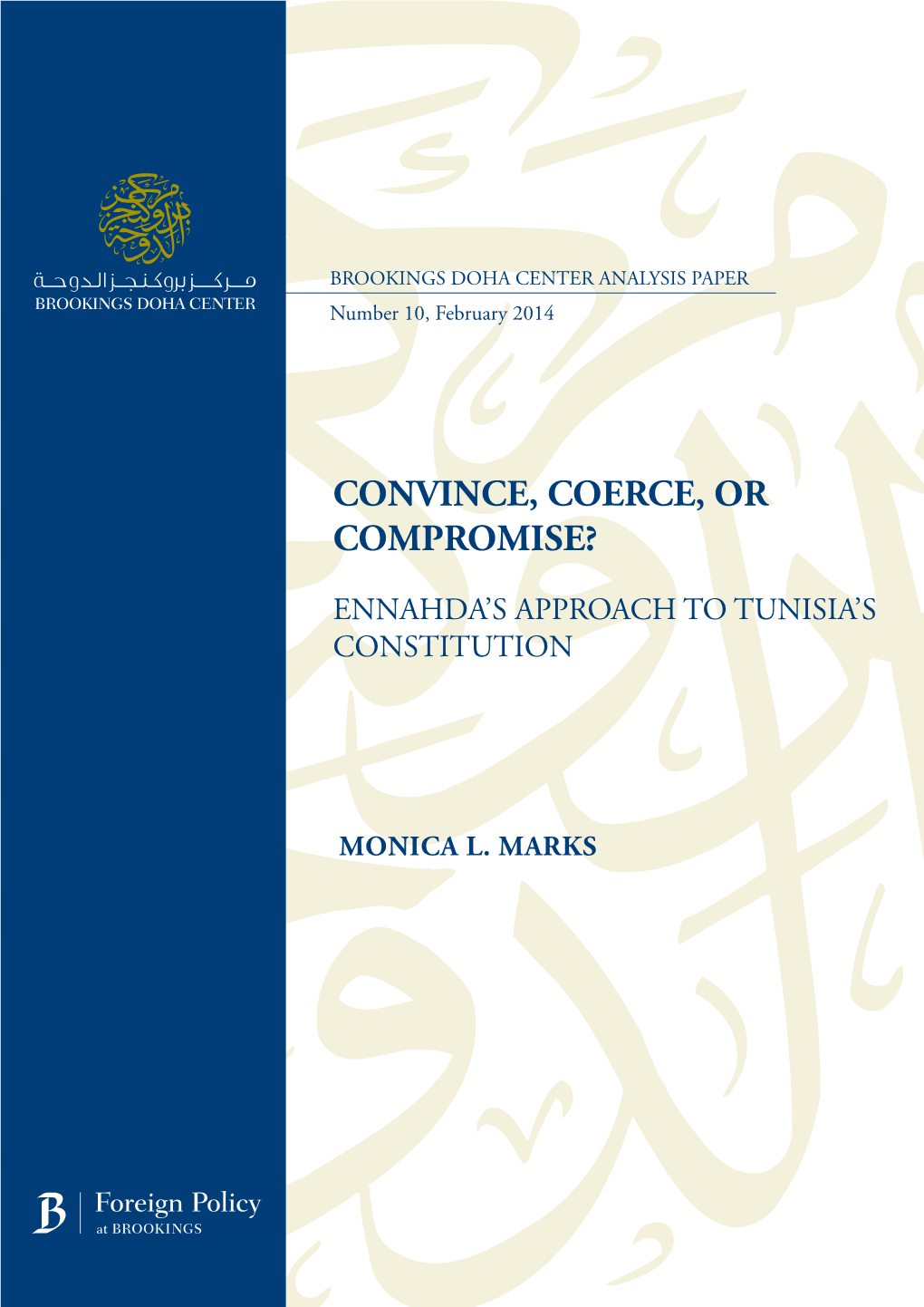 Ennahda's Approach to Tunisia's Constitution