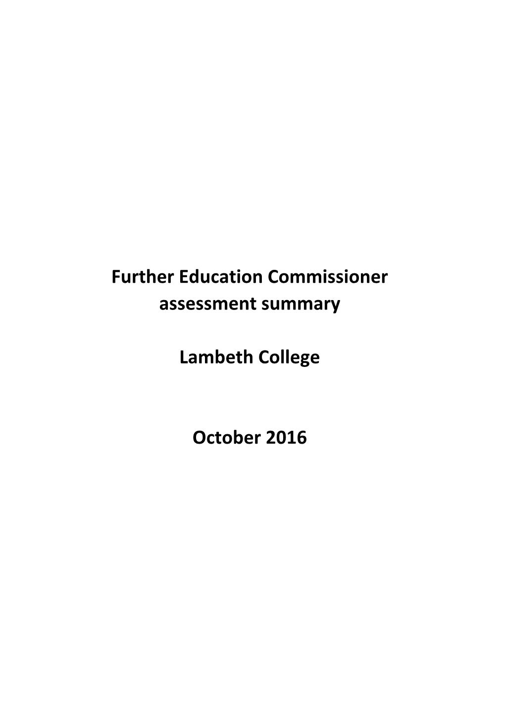 Lambeth College