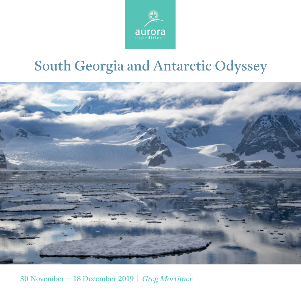 South Georgia and Antarctic Odyssey