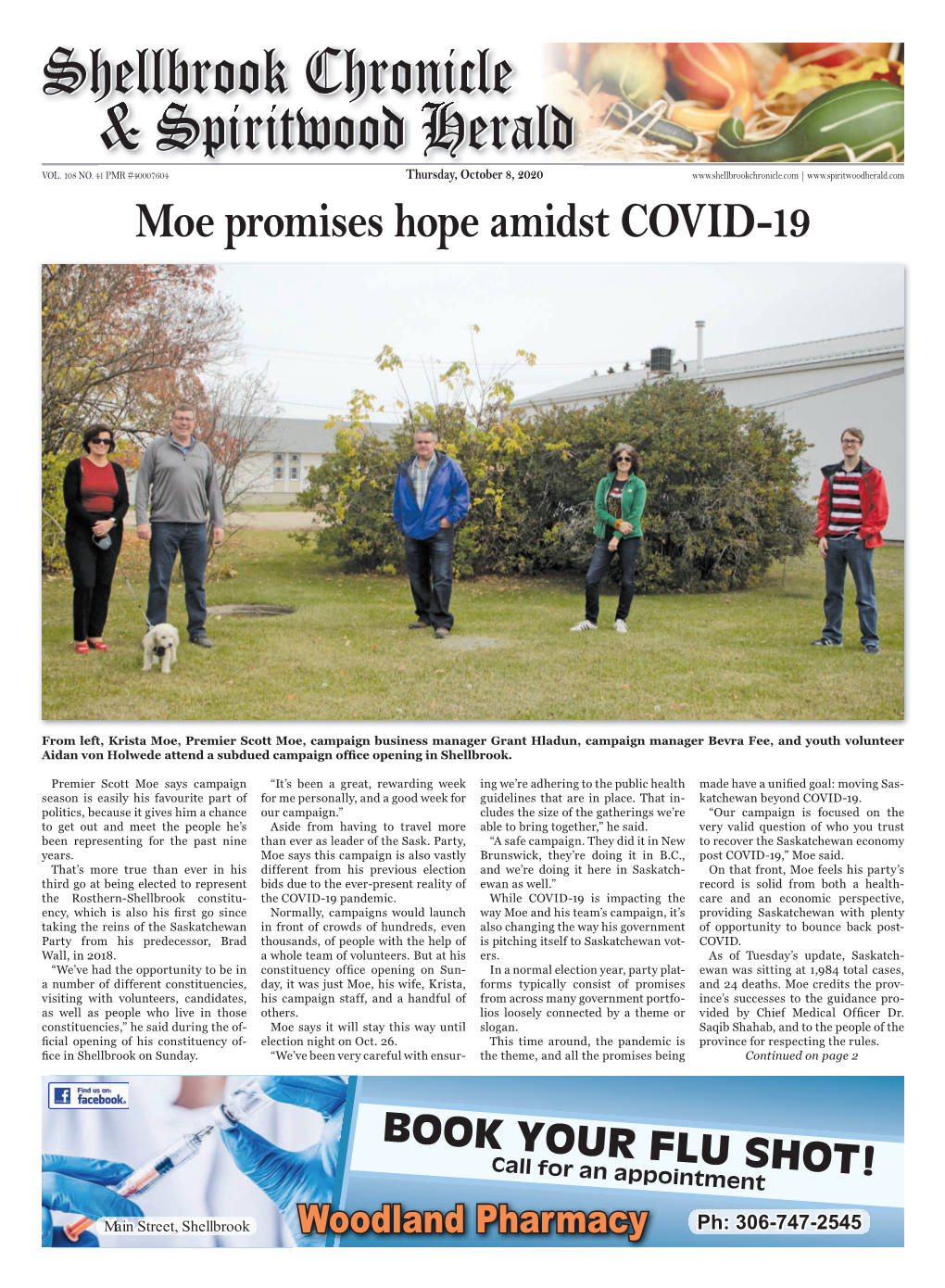Moe Promises Hope Amidst COVID-19